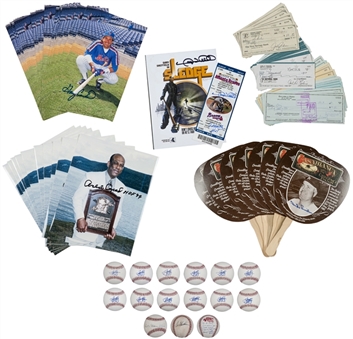 Collection of (137) Baseball Autographed Memorabilla (PSA/DNA PreCert)